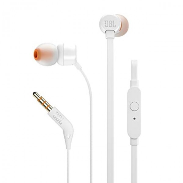 JBL T160 In-ear Handsfree με Βύσμα 3.5mm Λευκό